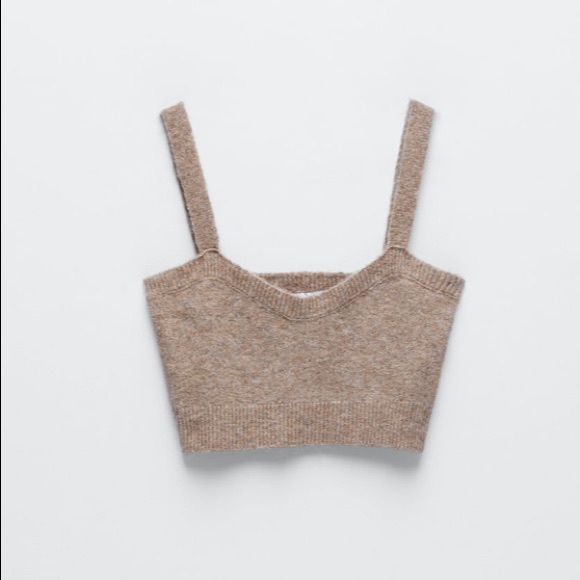 𝗡𝗪𝗧 𝗭𝗮𝗿𝗮 • Cropped Knit Top - Picture 15 of 15